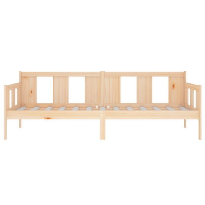 Solid Pine Wood Day Bed Frame 80x200 cm - Mattress Not Included