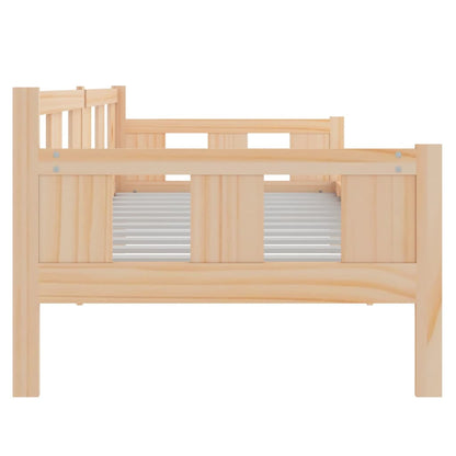 Solid Pine Wood Day Bed Frame 80x200 cm - Mattress Not Included