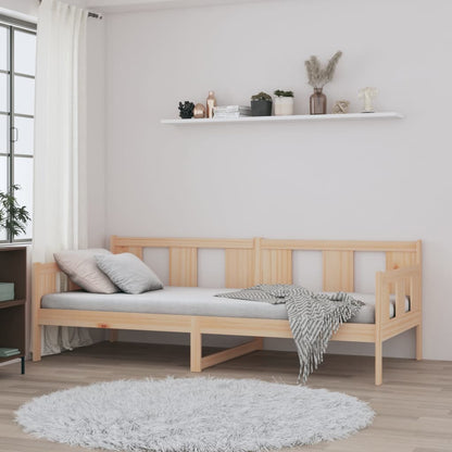 Solid Pine Wood Day Bed Frame 90x190 cm - No Mattress Included