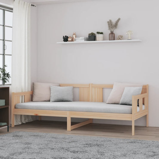 Solid Pine Wood Day Bed Frame 90x190 cm - No Mattress Included