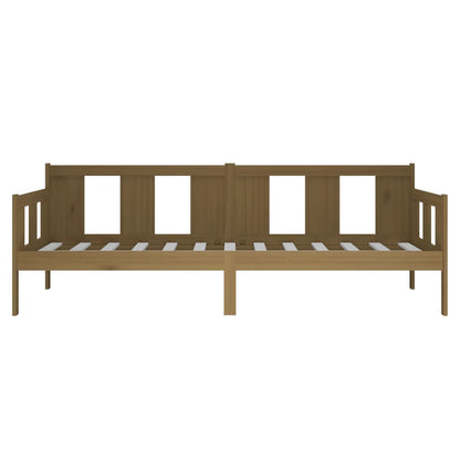 Honey Brown Pine Day Bed Frame - Solid Wood Single 90x190 cm