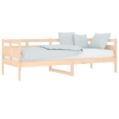 Solid Pine Wood Day Bed Frame 80x200 cm - No Mattress Included