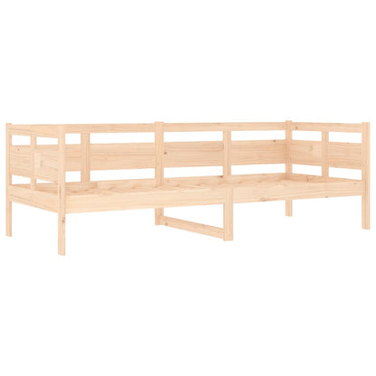 Solid Pine Wood Day Bed Frame 80x200 cm - No Mattress Included