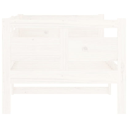 White Solid Pine Day Bed Frame - 80x200 cm, Mattress Not Included