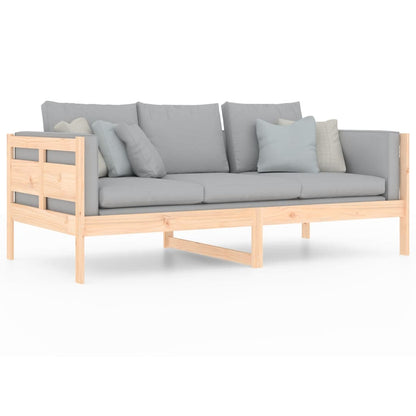 Solid Pine Wood Day Bed Frame, 90x190 cm, No Mattress Included