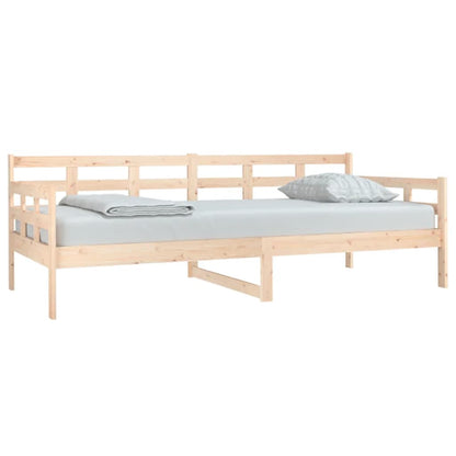 Solid Pine Day Bed Frame 90x200 cm - Mattress Not Included