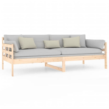 Solid Pine Day Bed Frame 90x200 cm - Mattress Not Included