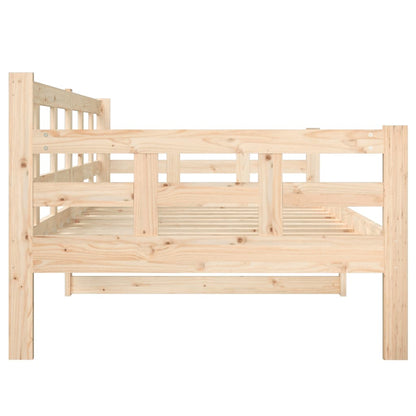 Solid Pine Day Bed Frame 90x200 cm - Mattress Not Included