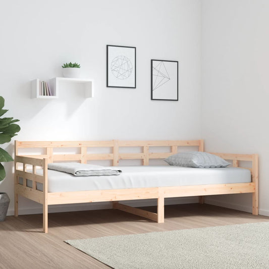 Solid Pine Day Bed Frame 90x200 cm - Mattress Not Included