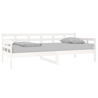 White Solid Pine Day Bed Frame 90x200 cm - No Mattress Included