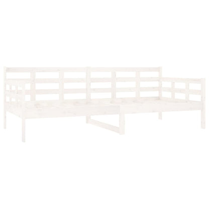 White Solid Pine Day Bed Frame 90x200 cm - No Mattress Included