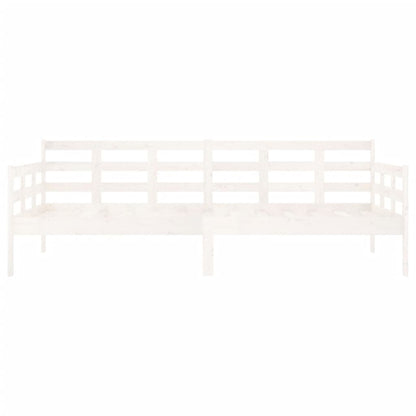 White Solid Pine Day Bed Frame 90x200 cm - No Mattress Included