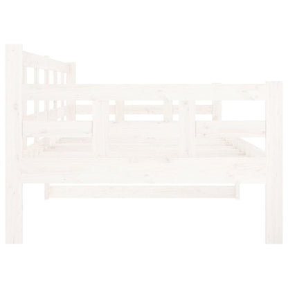 White Solid Pine Day Bed Frame 90x200 cm - No Mattress Included