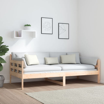 Solid Pine Day Bed Frame 90x190 cm - Single, No Mattress Included