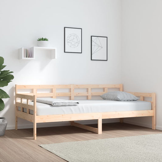 Solid Pine Day Bed Frame 90x190 cm - Single, No Mattress Included