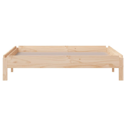 Solid Pine Stack Bed 100x200 cm - No Mattress Included