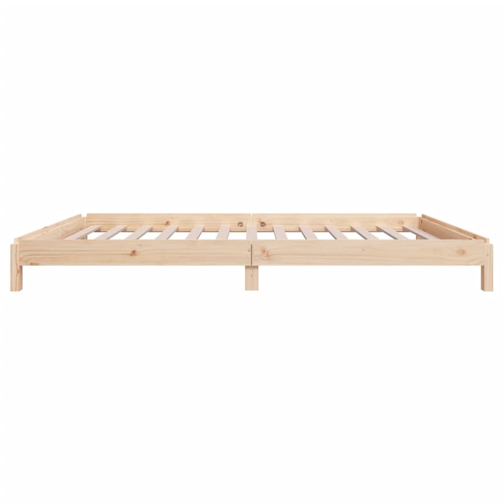 Solid Pine Stack Bed 100x200 cm - No Mattress Included