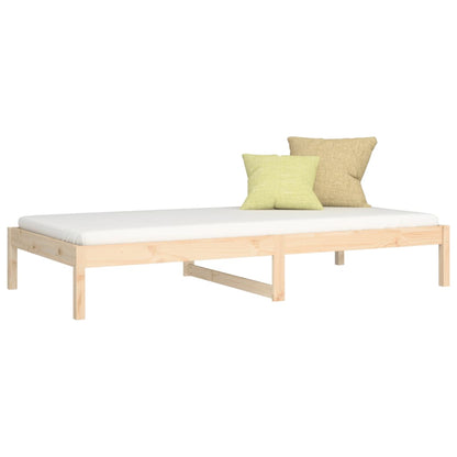Solid Pine Day Bed Frame 90x200 cm - Mattress Not Included