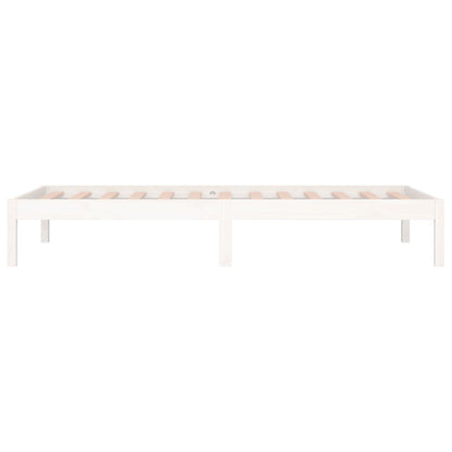 Solid Pine Day Bed 80x200 cm, White - No Mattress Included