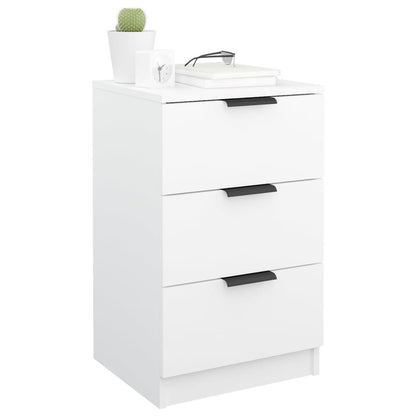 White Bedside Cabinet, 40x36x65 cm - Stylish Bedroom Furniture