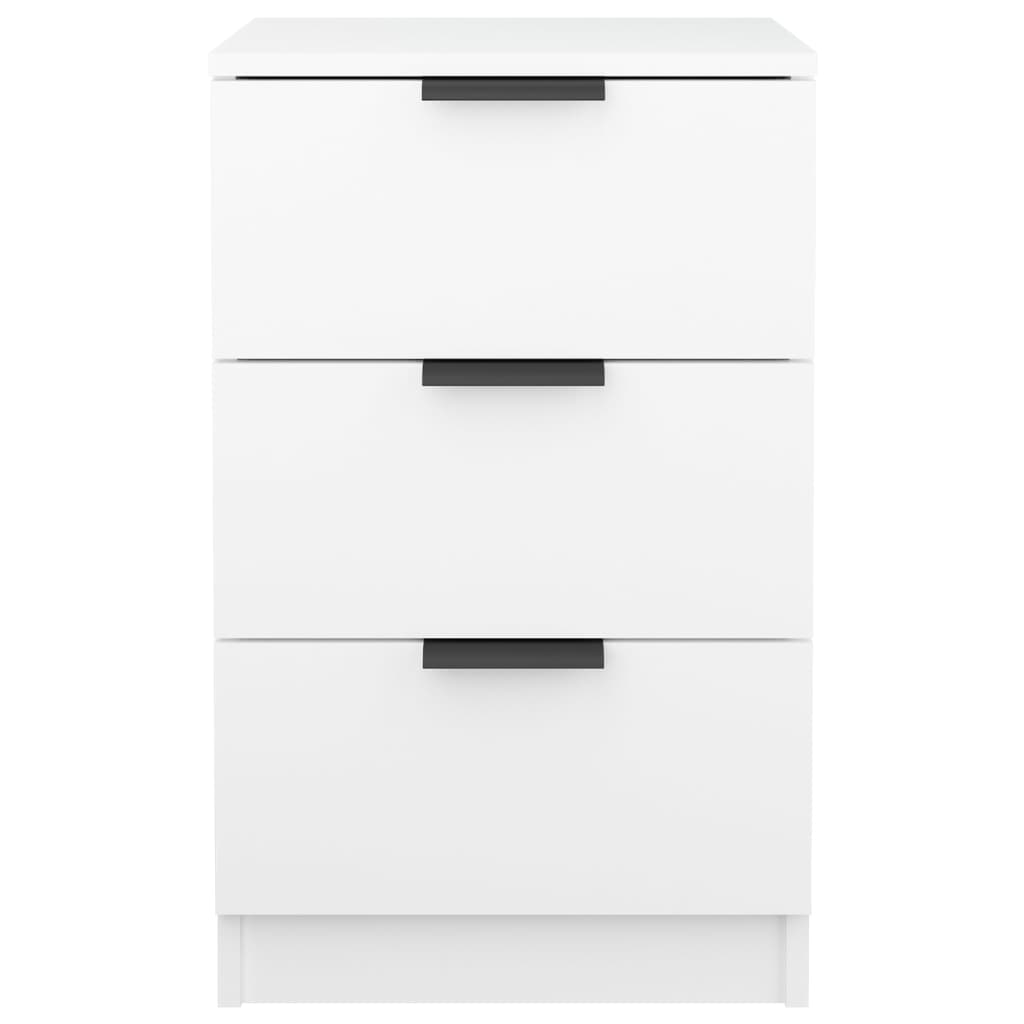 White Bedside Cabinet, 40x36x65 cm - Stylish Bedroom Furniture