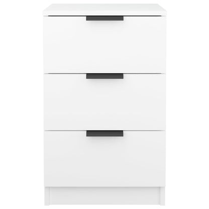 White Bedside Cabinet, 40x36x65 cm - Stylish Bedroom Furniture