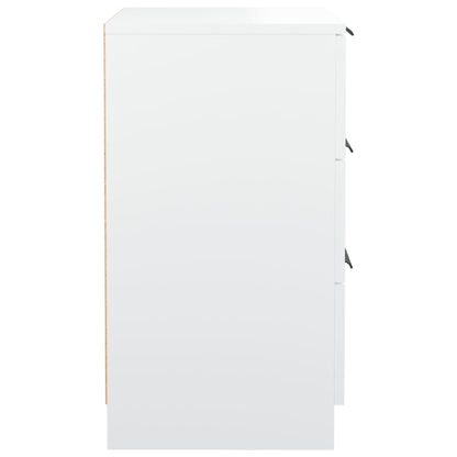White Bedside Cabinet, 40x36x65 cm - Stylish Bedroom Furniture