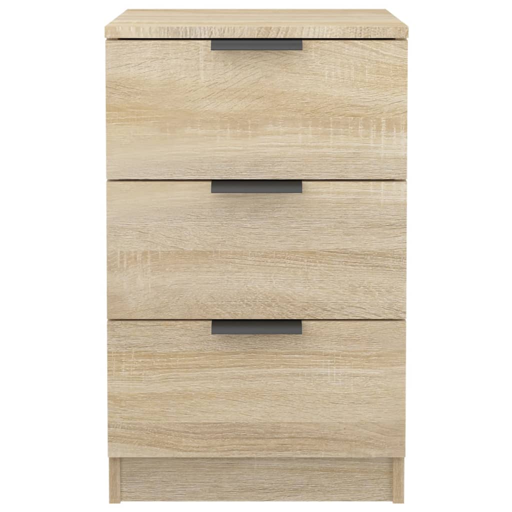 Sonoma Oak Bedside Cabinet 40x36x65 cm - Stylish Bedroom Storage
