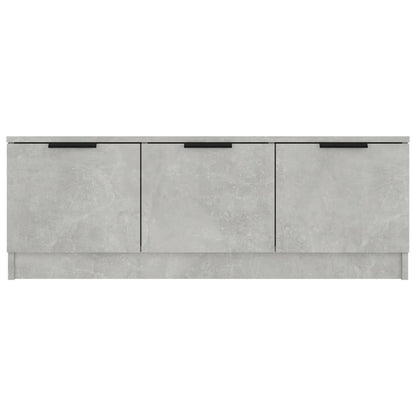 TV Cabinet Concrete Grey 102x35x36.5 cm Engineered Wood