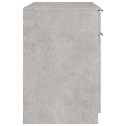 Concrete Grey Engineered Wood Desk - 100x50x75 cm
