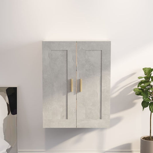 Wall Cabinet Concrete Grey 69.5x32.5x90 cm Engineered Wood