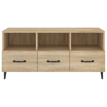 TV Cabinet Sonoma Oak 102x35x50 cm Engineered Wood