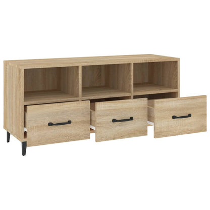 TV Cabinet Sonoma Oak 102x35x50 cm Engineered Wood