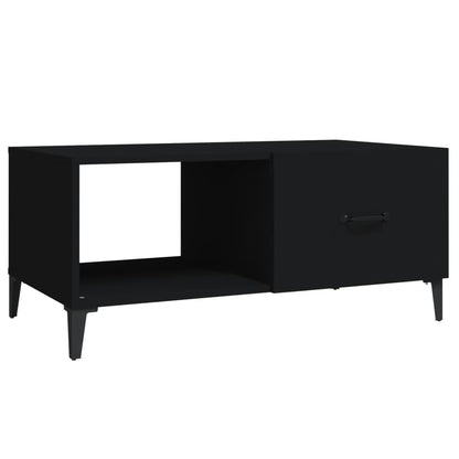 Coffee Table Black 90x50x40 cm Engineered Wood