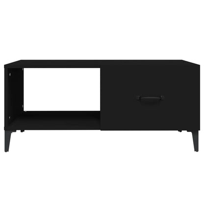 Coffee Table Black 90x50x40 cm Engineered Wood