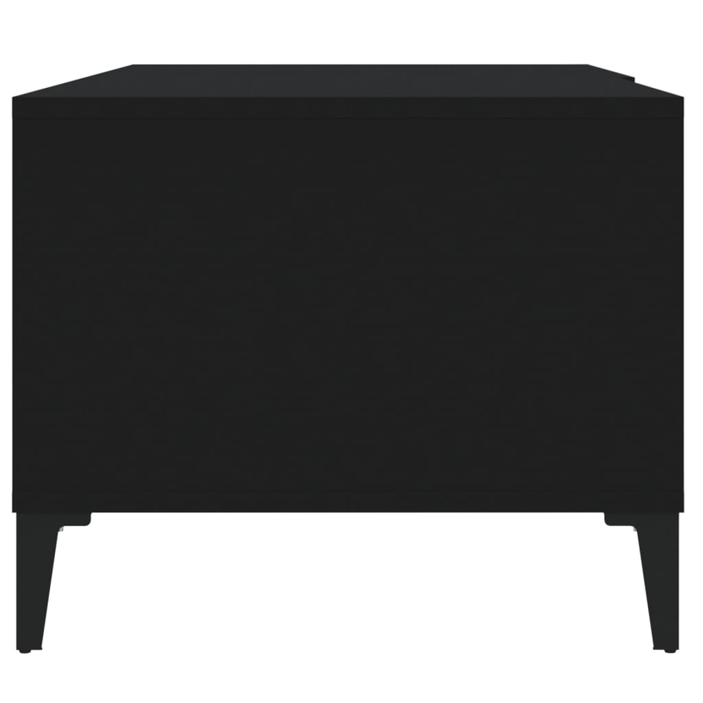 Coffee Table Black 90x50x40 cm Engineered Wood