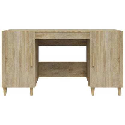 Sonoma Oak Engineered Wood Desk 140x50x75 cm - Stylish & Durable