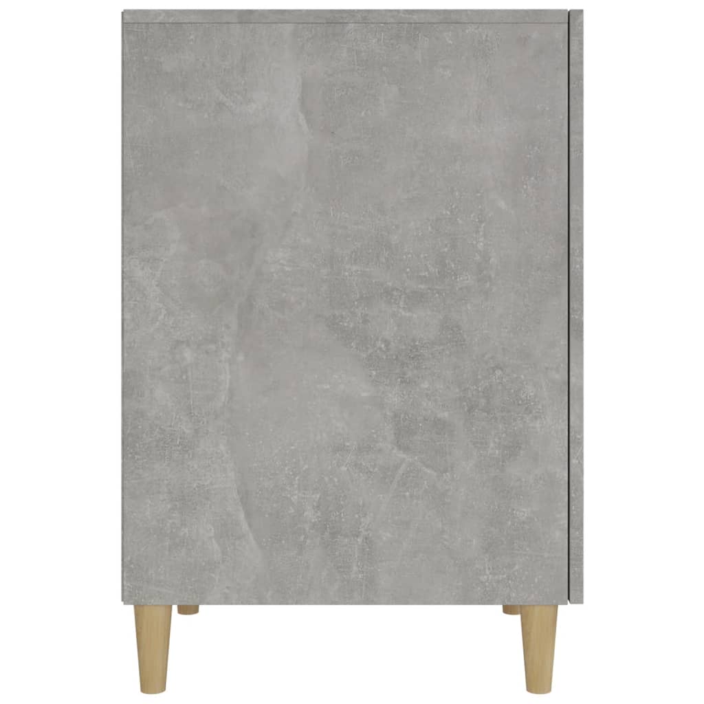 Concrete Grey Engineered Wood Desk 140x50x75 cm