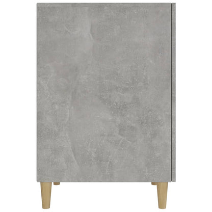 Concrete Grey Engineered Wood Desk 140x50x75 cm