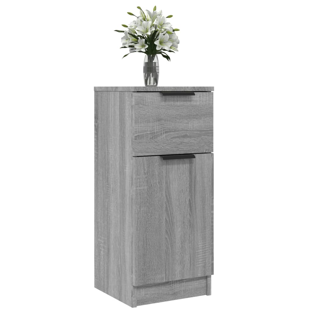 Sideboards 2 pcs Grey Sonoma 30x30x70 cm Engineered Wood