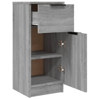 Sideboards 2 pcs Grey Sonoma 30x30x70 cm Engineered Wood