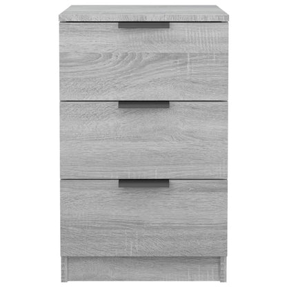 Grey Sonoma Bedside Cabinets Set of 2 - 40x36x65 cm