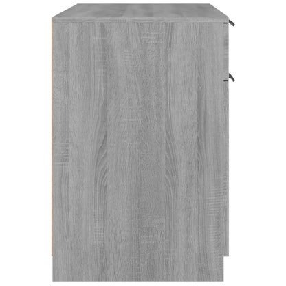 Grey Sonoma Engineered Wood Desk 100x50x75 cm - Stylish & Durable