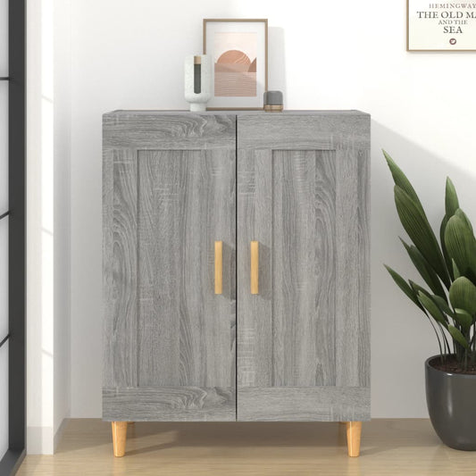 Sideboard Grey Sonoma 69.5x34x90 cm Engineered Wood