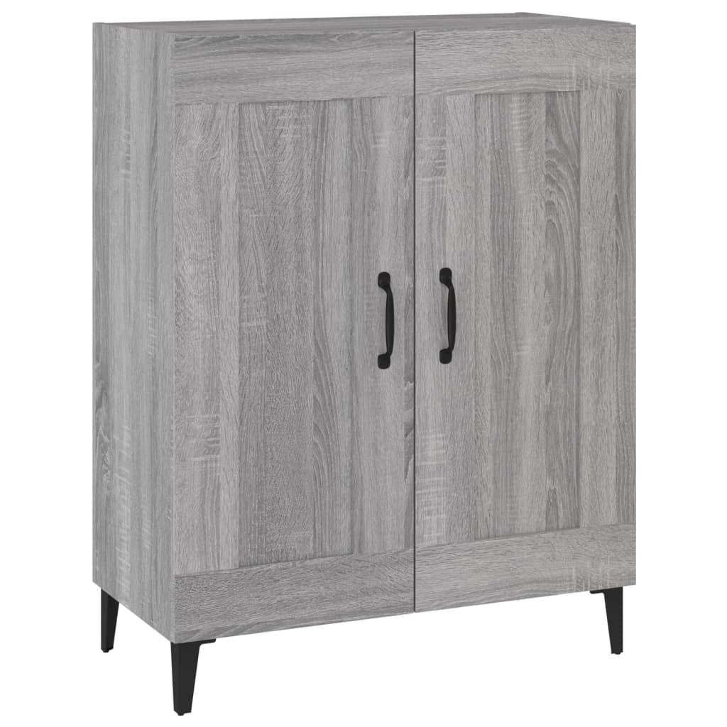 Sideboard Grey Sonoma 69.5x34x90 cm Engineered Wood