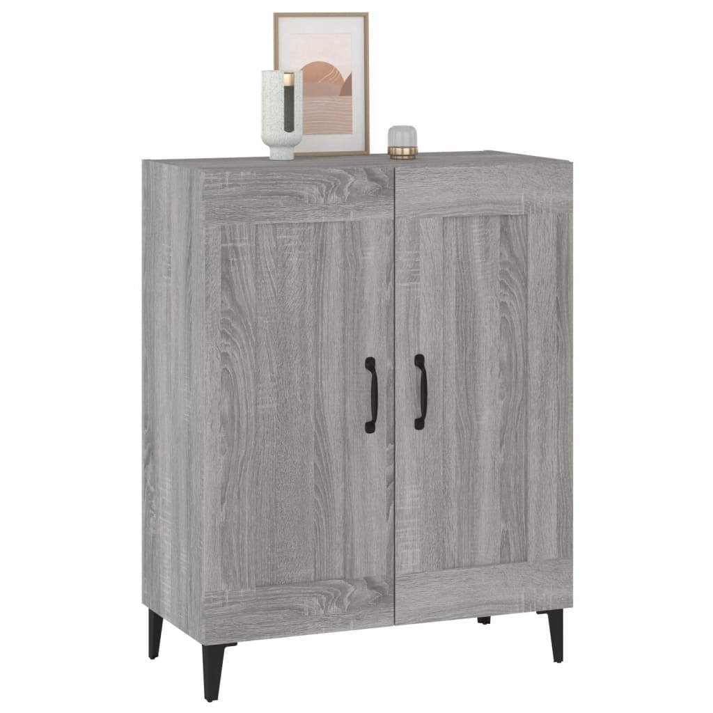 Sideboard Grey Sonoma 69.5x34x90 cm Engineered Wood