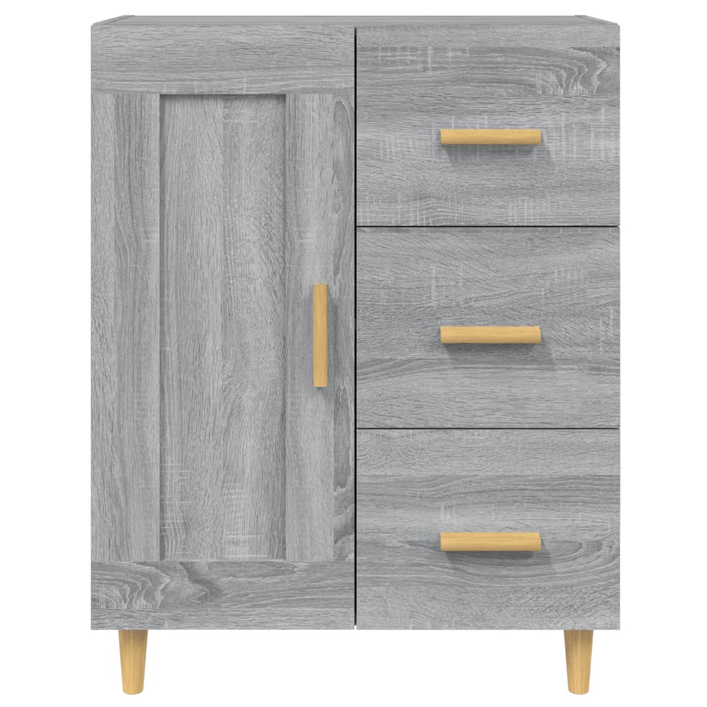 Sideboard Grey Sonoma 69.5x34x90 cm Engineered Wood