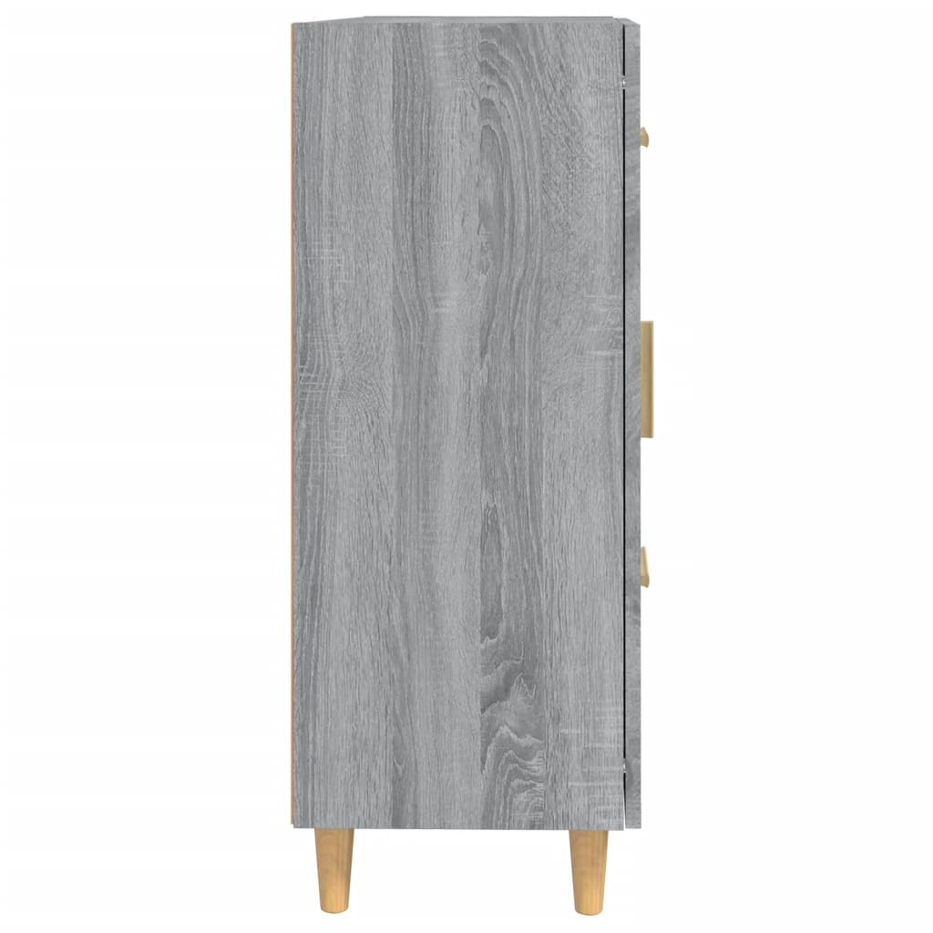 Sideboard Grey Sonoma 69.5x34x90 cm Engineered Wood