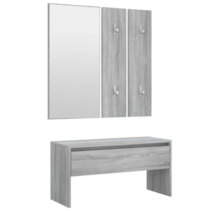Grey Sonoma Engineered Wood Hallway Furniture Set