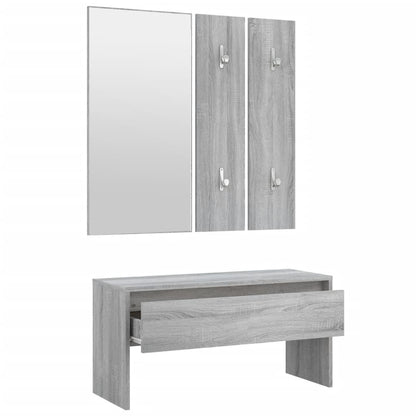 Grey Sonoma Engineered Wood Hallway Furniture Set